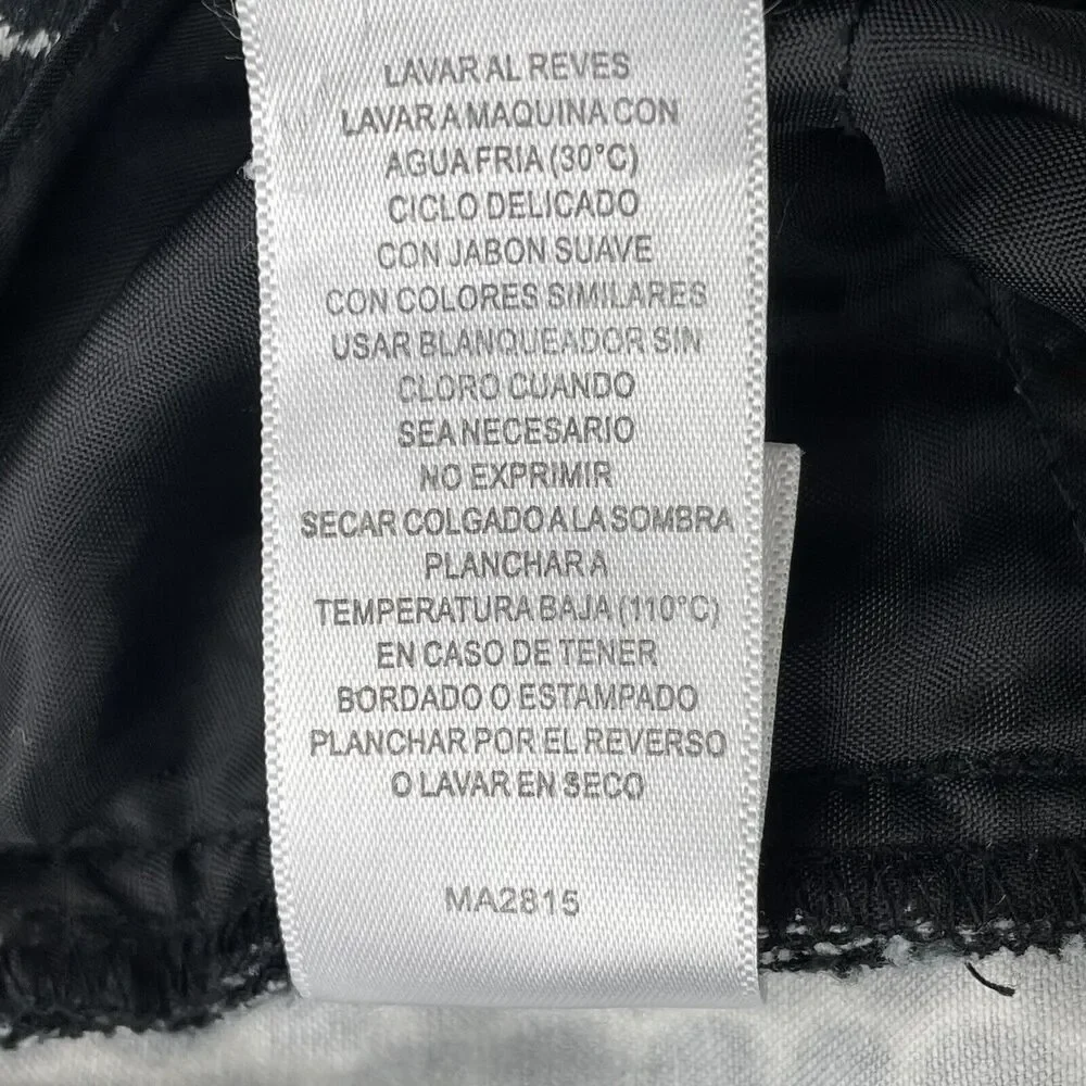 LAUNDRY Shelli Segal Bermuda Shorts Women's Size 8 Black / White Circles Stretch - Picture 8 of 16